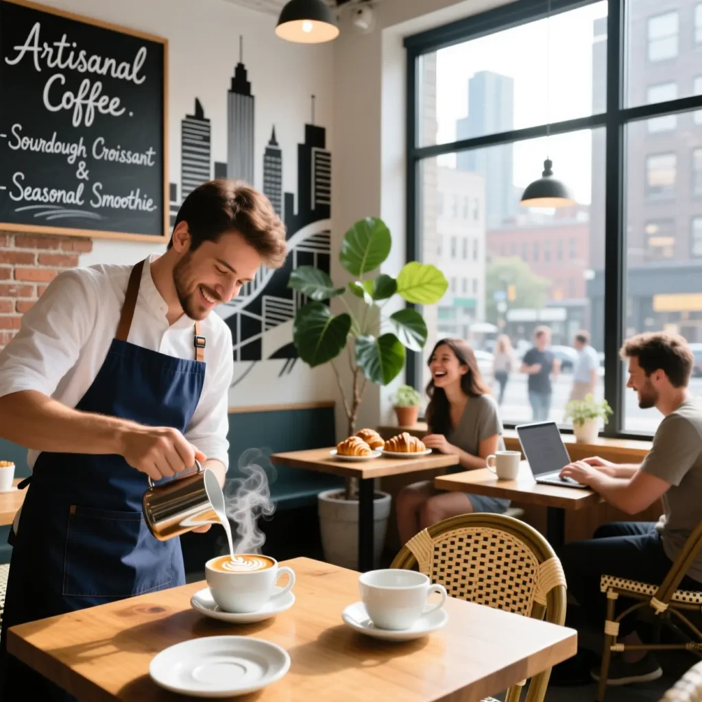 At Restaurants & Cafes