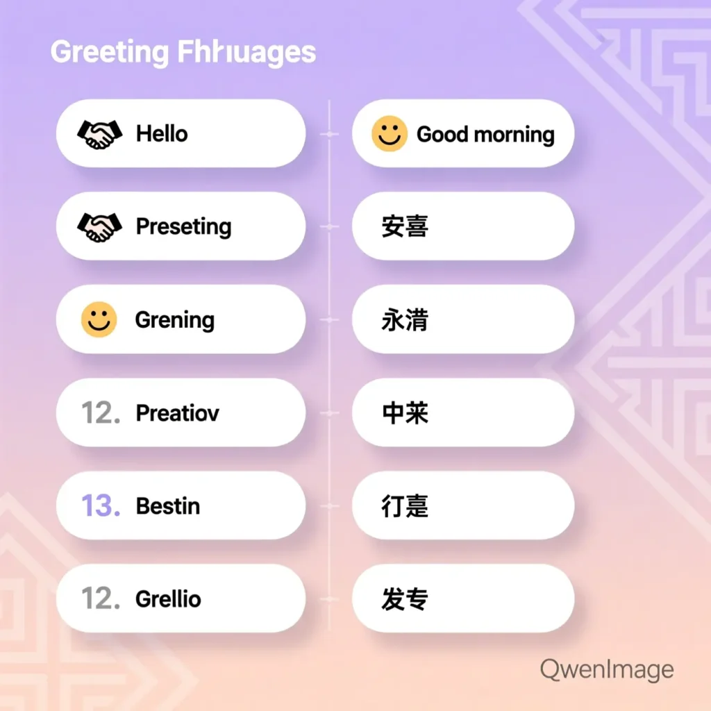 Essential Greeting Phrases