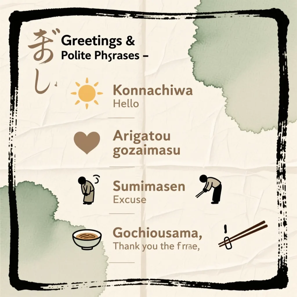 Essential Greetings & Polite Phrases