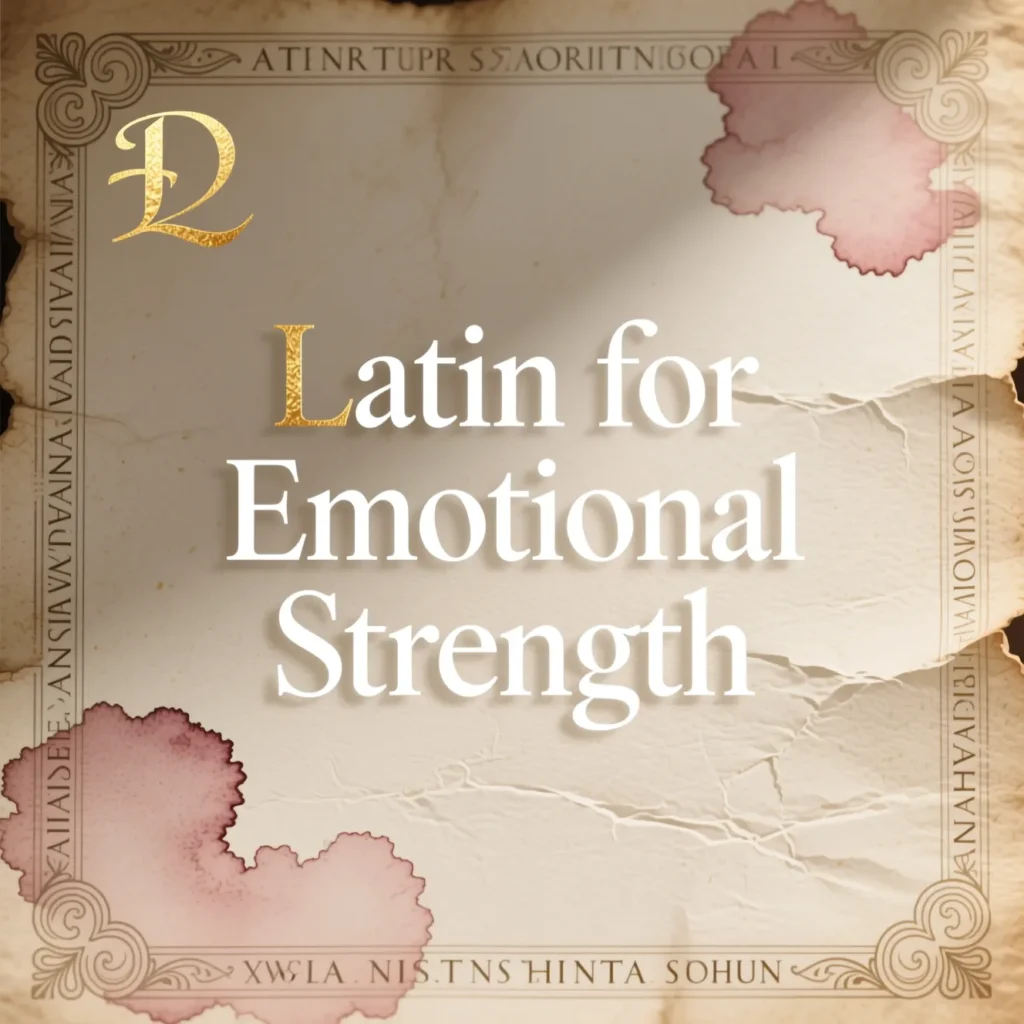 Latin Phrases for Emotional Strength