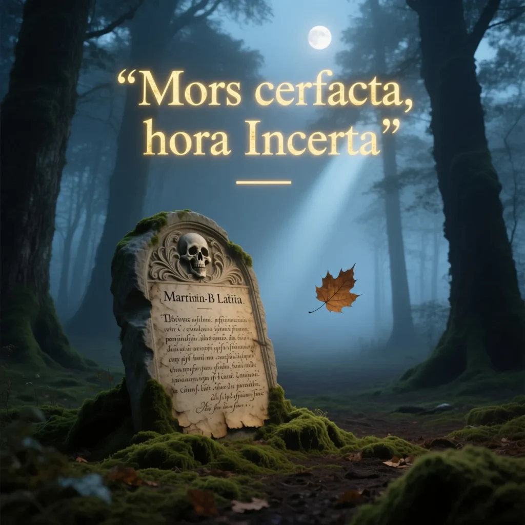 Philosophical Latin Phrases About Death