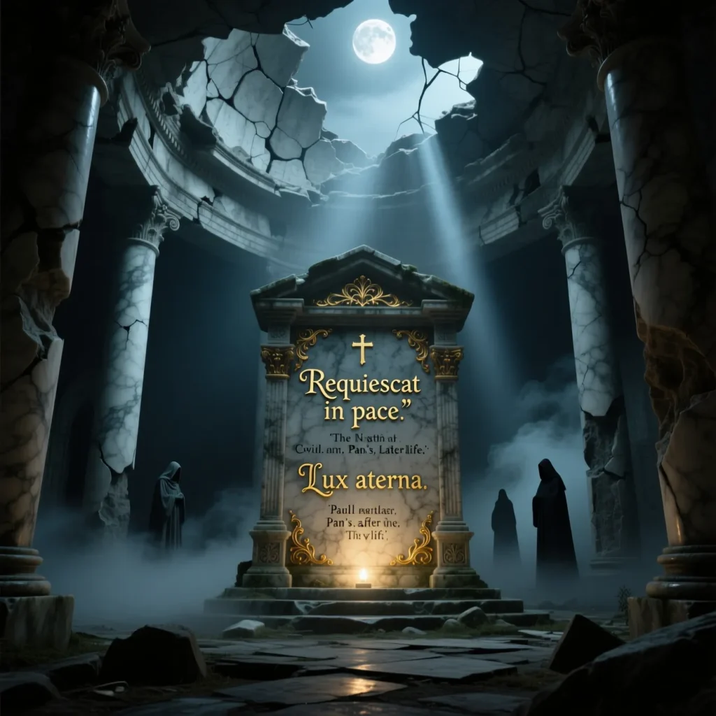 Spiritual and Afterlife Latin Phrases