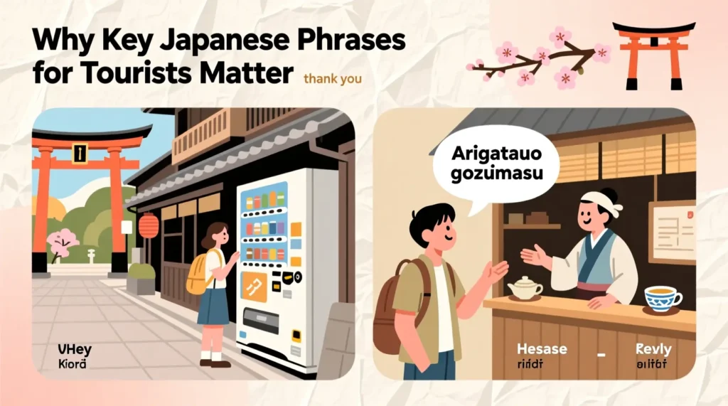 Why Key Japanese Phrases for Tourists Matter