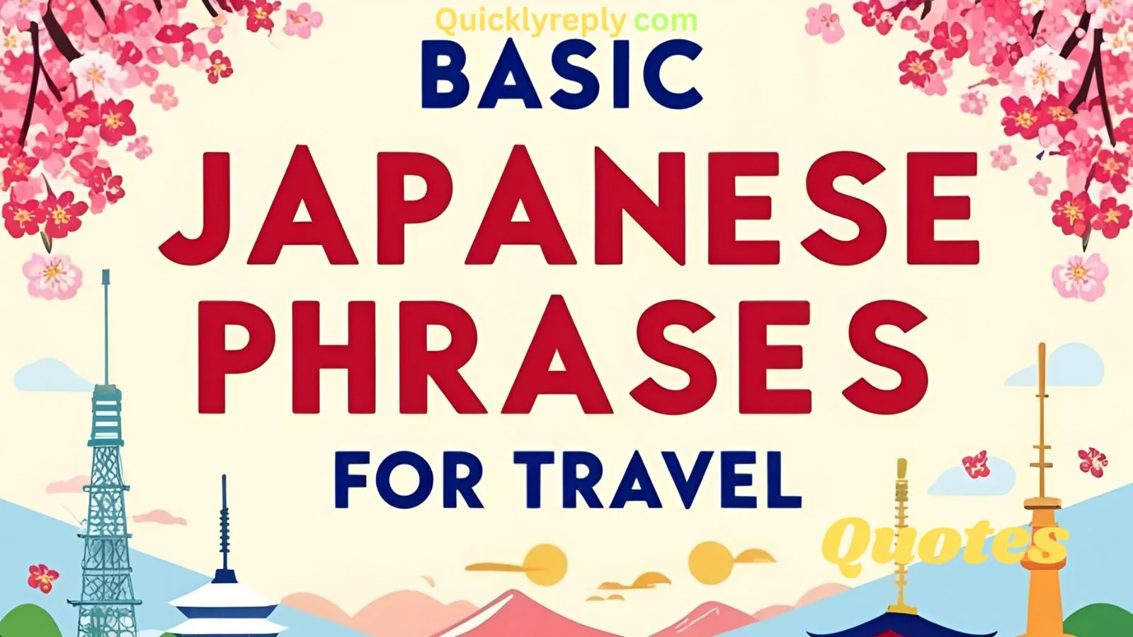 Basic Japanese Phrases for Travel