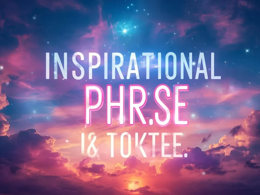 Inspirational Phrases