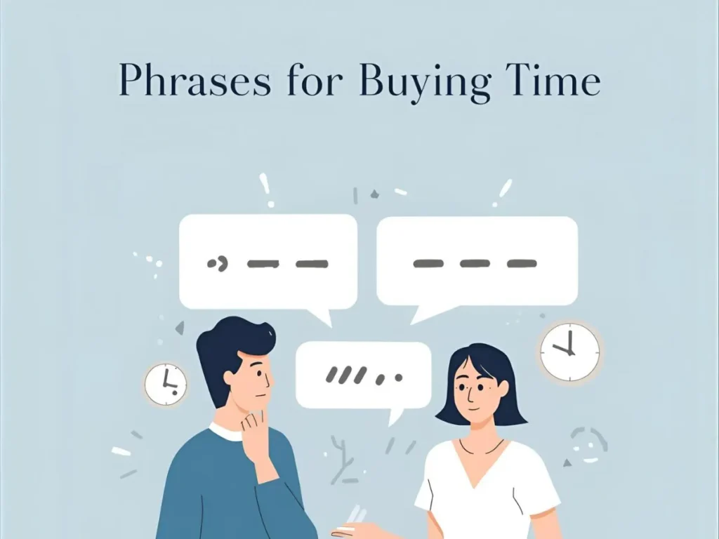 Phrases for Buying Time