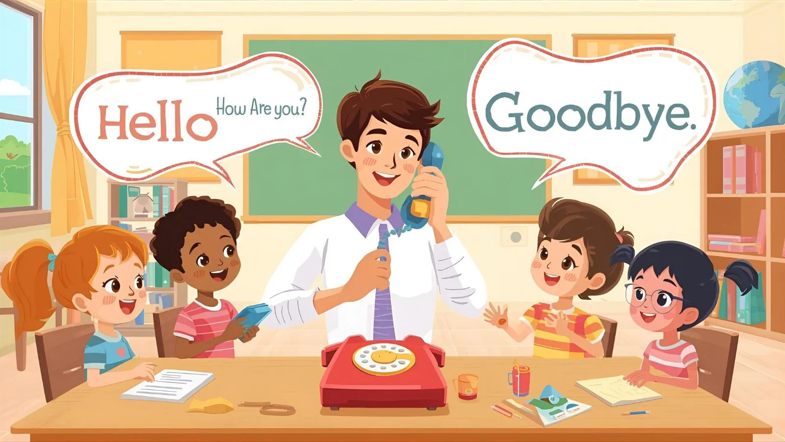 Telephone Phrases for Kids