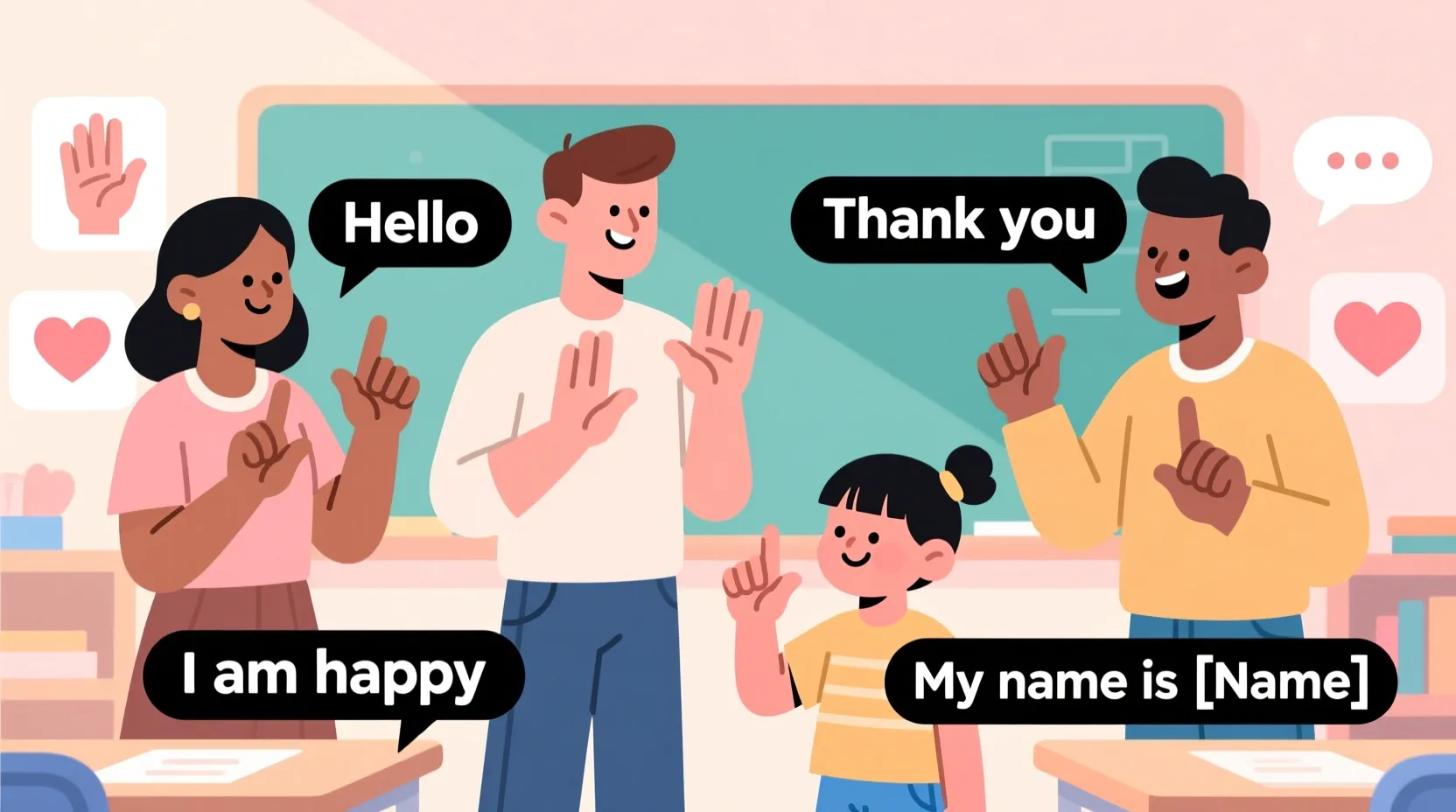 Sign Language Phrases for beginners